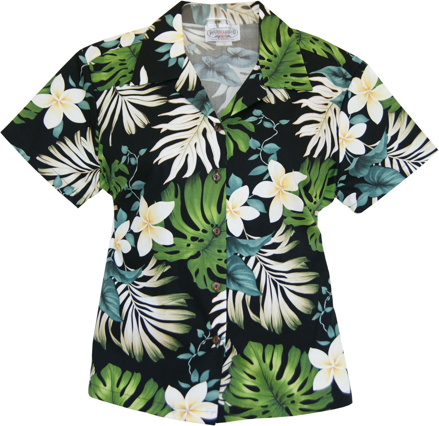 Black hawaiian shirt outlet womens