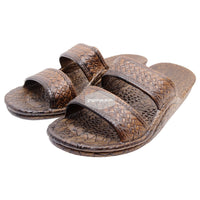 Classic Dark Brown “Hawaiian Jandals” Pali Hawaii Jesus Sandals - PapayaSun