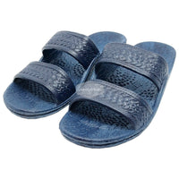 Classic Navy “Hawaiian Jandals” Pali Hawaii Jesus Sandals - PapayaSun