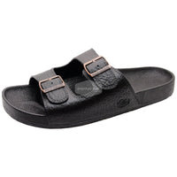 Pali Hawaii Jandals with Buckle Black Jesus Hawaiian Sandal - PapayaSun