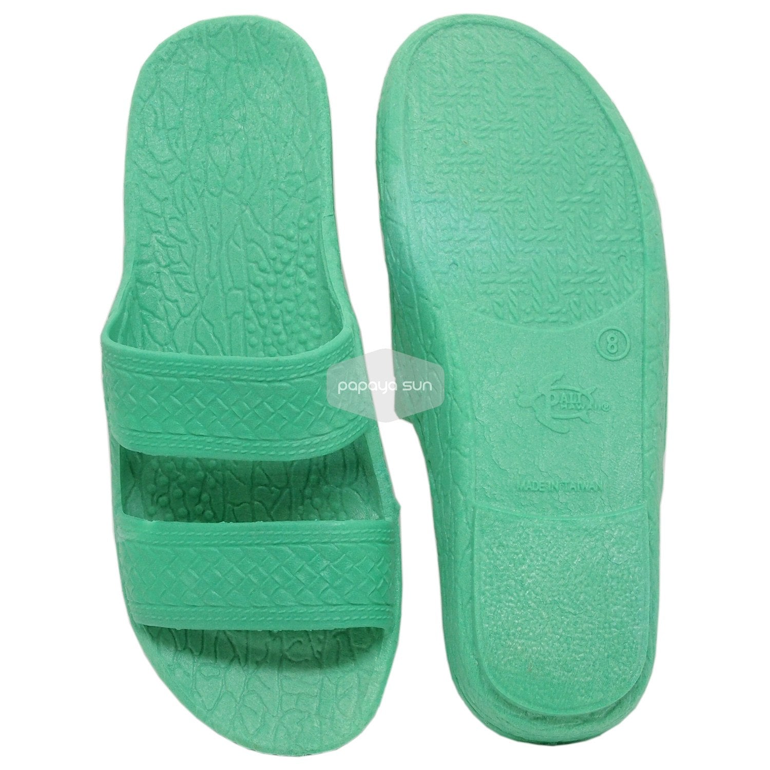 green jesus sandals