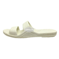 Classic White “Hawaiian Jandals” Pali Hawaii Jesus Sandals - PapayaSun