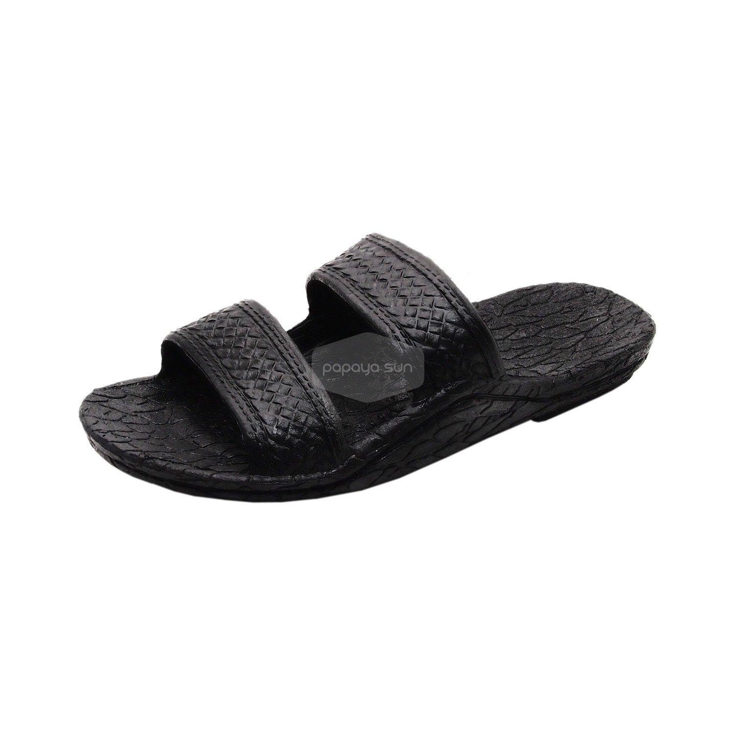 Kids Black 2/3 Sandals Unisex Sole Measures 9in Long Flip Flops Girls Boys