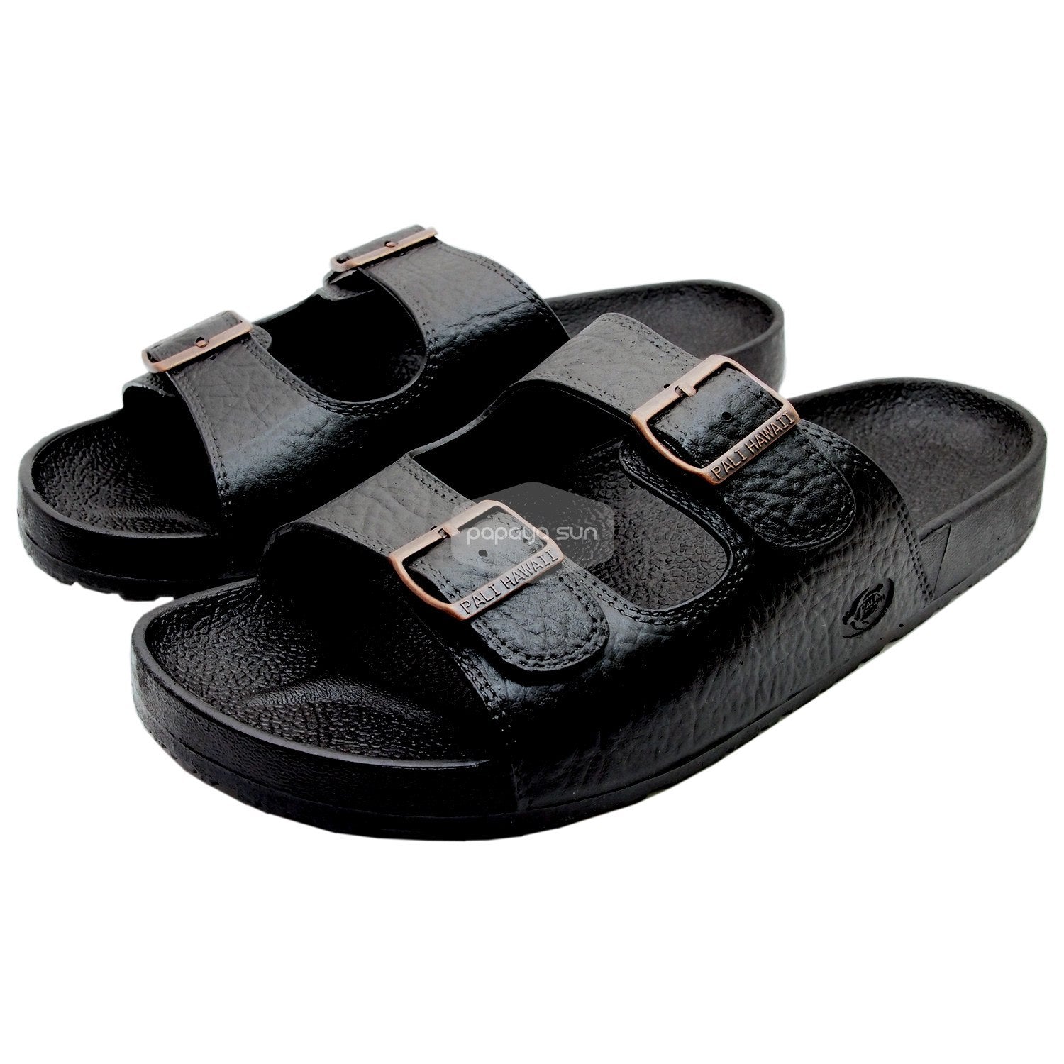 Pali Hawaii Jandals with Buckle Black Jesus Hawaiian Sandal