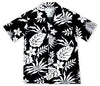 Kawaihae Black Hawaiian Rayon Aloha Camp Shirt - PapayaSun