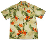Sienna Cream Hawaiian Cotton Aloha Shirt - PapayaSun