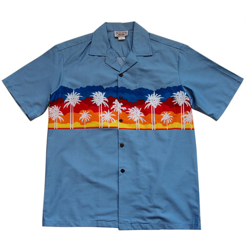Macaw White Hawaiian Border Aloha Sport Shirt