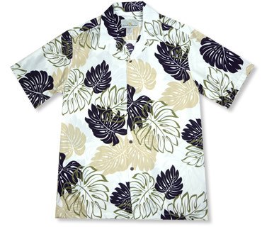 Kawaihae Black Hawaiian Rayon Aloha Camp Shirt